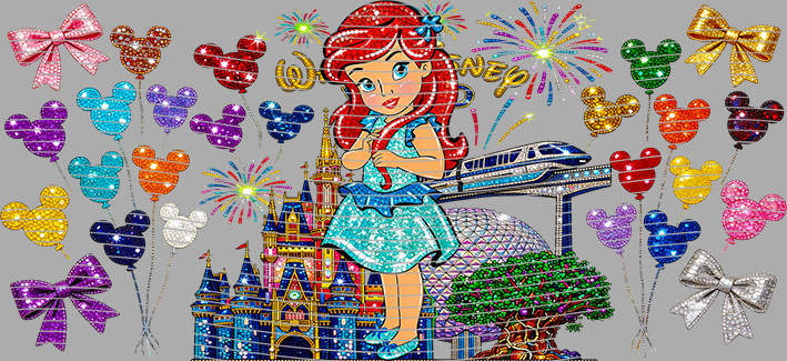 16oz Disney style-D-3527